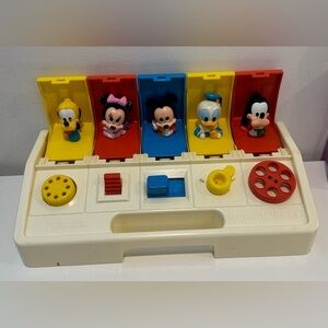Vintage 1984 Playskool and Disney, Colorful Poppin’ Pals Teaching Toy